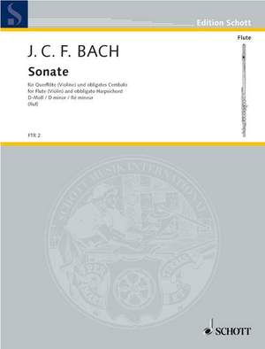 Bach, Johann Christoph Friedrich: Sonata D minor