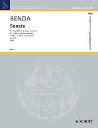 Benda, Friedrich Wilhelm Heinrich: Sonata G Major op. 3/1