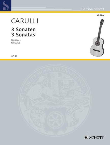 Carulli, Ferdinando: 3 Sonatas