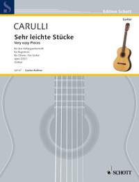 Carulli, Ferdinando: Sehr leichte Stücke op. 333/1
