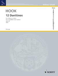 Hook, James: Twelve Duettinos op. 42