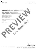 Tanzbuch der Renaissance Product Image