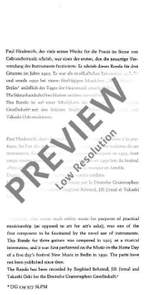 Hindemith, Paul: Rondo Product Image