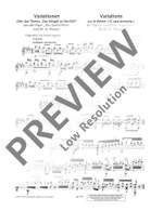 Sor, Fernando: Variations op. 9 Product Image