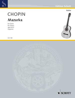 Chopin, Frédéric: Mazurka op. 63/3