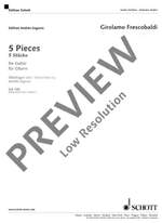 Frescobaldi, Girolamo: 5 Pieces Product Image
