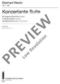 Werdin, Eberhard: Konzertante Suite