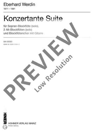 Werdin, Eberhard: Konzertante Suite