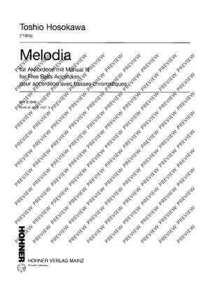 Hosokawa, Toshio: Melodia