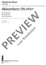 Bloch, Waldemar: Akkordeon-Studien Product Image
