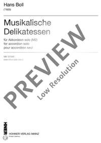 Boll, H: Musikalische Delikatessen