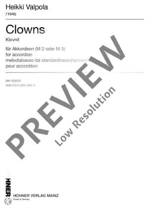 Valpola, Heikki: Clowns