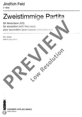 Feld, Jindřich: Two-Part Partita