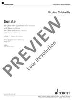 Chédeville, Nicolas: Sonata in E minor Product Image