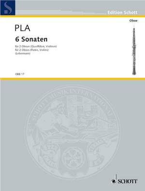 Pla, Juan Bautista: Six Sonatas