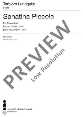 Lundquist, T: Sonatina Piccola