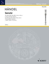 Handel, George Frideric: Sonata No. 1 C Minor