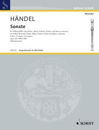 Handel, George Frideric: Sonata No. 2 F Major op. 2/4 HWV 389