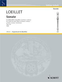Loeillet, Jean Baptiste (John): Six Sonatas op. 3