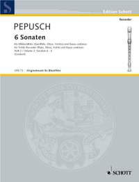 Pepusch, John Christopher: Six Sonatas