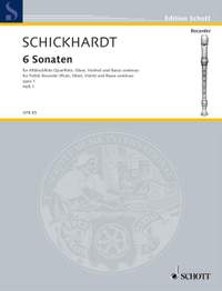 Schickhardt, Johann Christian: 6 Sonatas op. 1