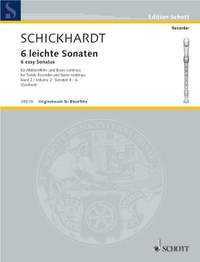 Schickhardt, Johann Christian: Six easy Sonatas