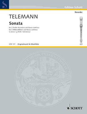 Telemann, Georg Philipp: Sonata G minor