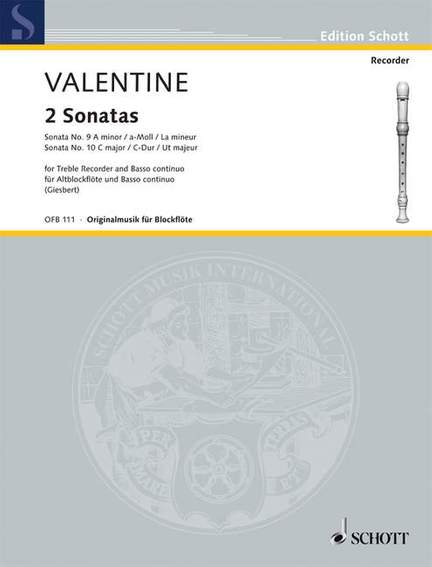 Valentine, Robert: 2 Sonatas