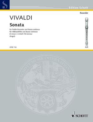Vivaldi, Antonio: Sonata D minor RV Anh. 69
