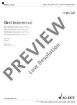 Gál, Hans: 3 Intermezzi Product Image