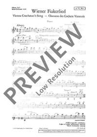 Pick, G: Wiener Fiakerlied