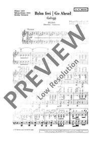 Strauß, E: Bahn frei! op. 45