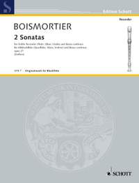 Boismortier, Joseph Bodin de: Two Sonatas