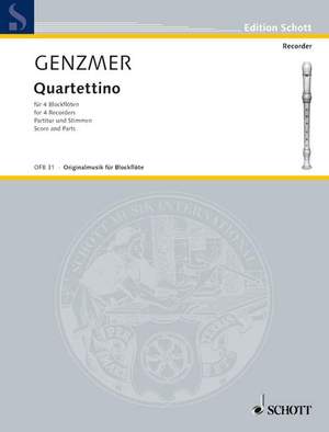 Genzmer, Harald: Quartettino GeWV 337