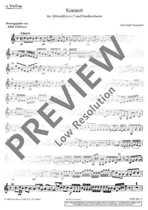 Graupner, Christoph: Concerto