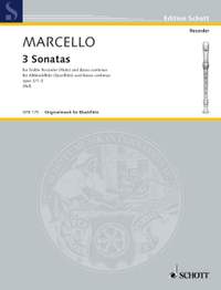Marcello, Benedetto: 3 Sonatas op. 2