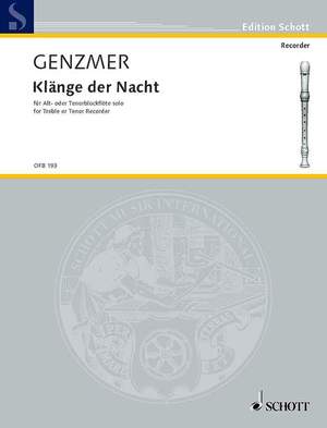 Genzmer, Harald: Klänge der Nacht GeWV 208