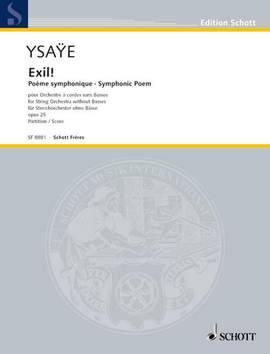 Ysaÿe, Eugène: Exil! op. 25