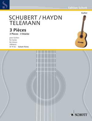 Haydn, Joseph / Schubert, Franz / Telemann, Georg Philipp: Menuett D-Dur / Ecossaise in D / Bourrée A-Dur Nr. 8