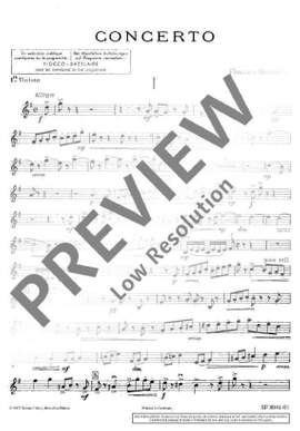 Fiocco, Joseph-Hector: Concerto G major