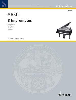 Absil, Jean: Three Impromptus op. 10