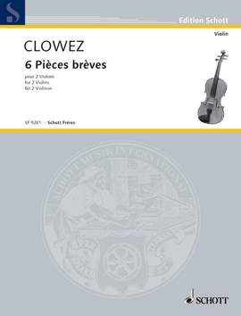 Clowez, Victor: 6 Pièces brèves
