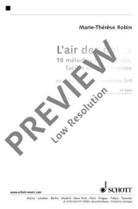 Robin, M: L'air des notes