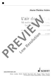 Robin, Marie-Thérèse: L'air des notes