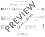 Dix Chansons Françaises Product Image