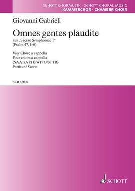 Gabrieli, Giovanni: Sacrae Symphoniae I