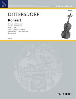 Dittersdorf, Karl Ditters von: Concerto F Major Krebs 168