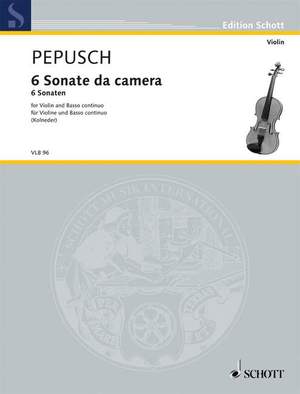 Pepusch, John Christopher: Six Sonate da camera
