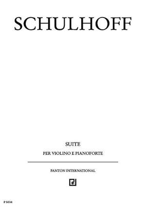 Schulhoff, Erwin: Suite WV 18