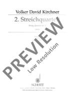 Kirchner, Volker David: String Quartet No. 2 Product Image